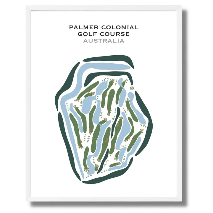 Palmer Colonial Golf Course, Australia - Printed Golf Courses