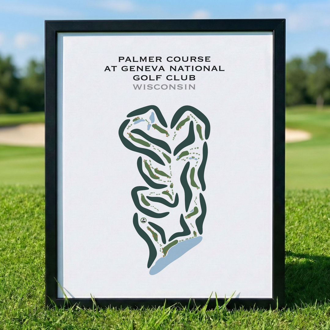 Palmer Course at Geneva National Golf Club, Wisconsin - Printed Golf Courses