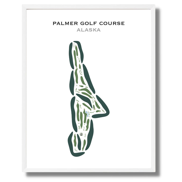 Palmer Golf Course, Alaska - Printed Golf Courses