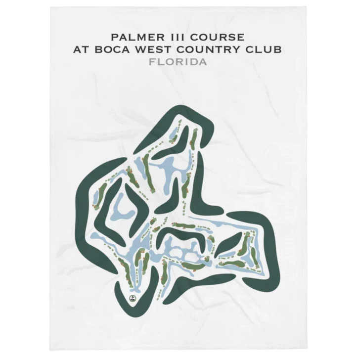 Palmer III Course at Boca West Country Club, Florida - Printed Golf Courses