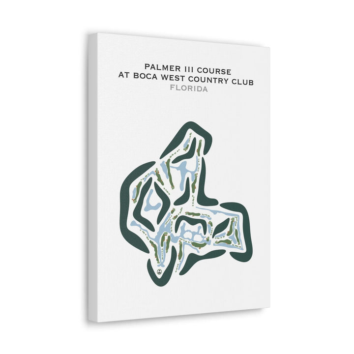 Palmer III Course at Boca West Country Club, Florida - Printed Golf Courses