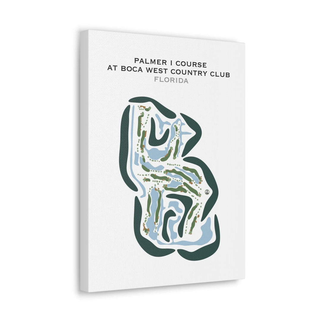 Palmer I Course at Boca West Country Club, Florida - Printed Golf Courses