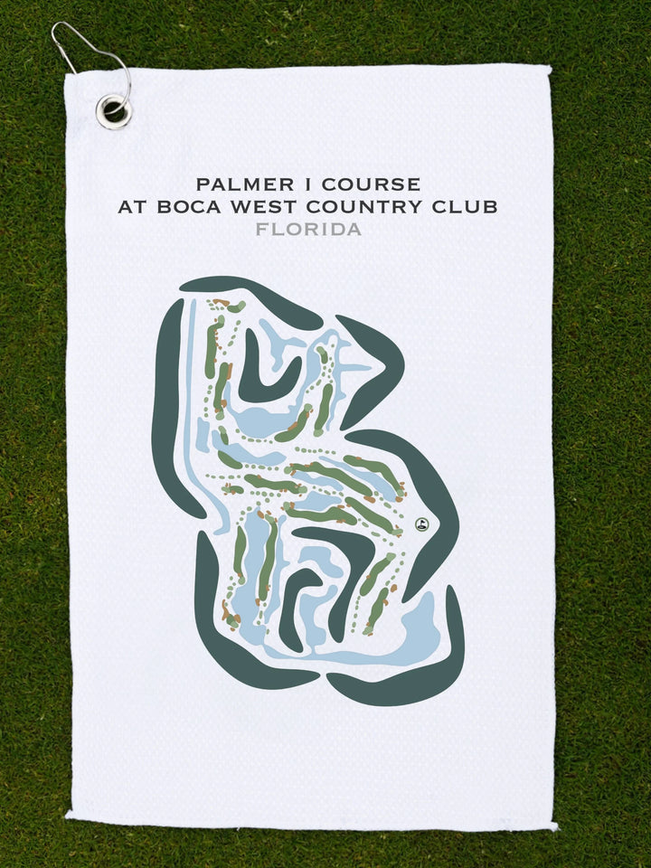 Palmer I Course at Boca West Country Club, Florida - Printed Golf Courses