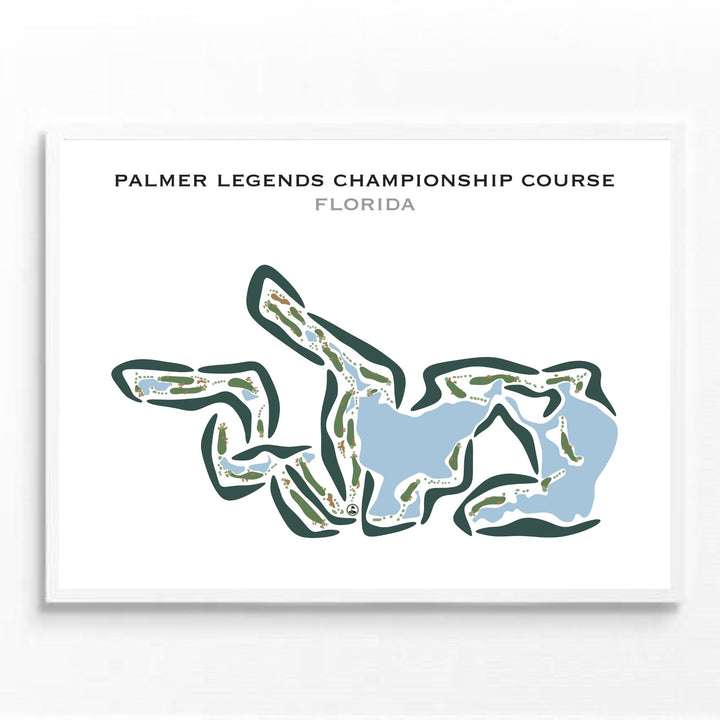 Palmer Legends - Championship Course, Florida - Printed Golf Courses