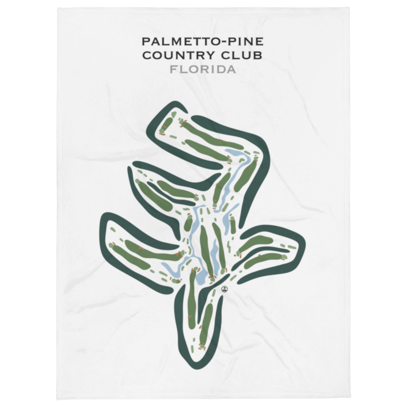 Palmetto-Pine Country Club, Florida - Printed Golf Courses