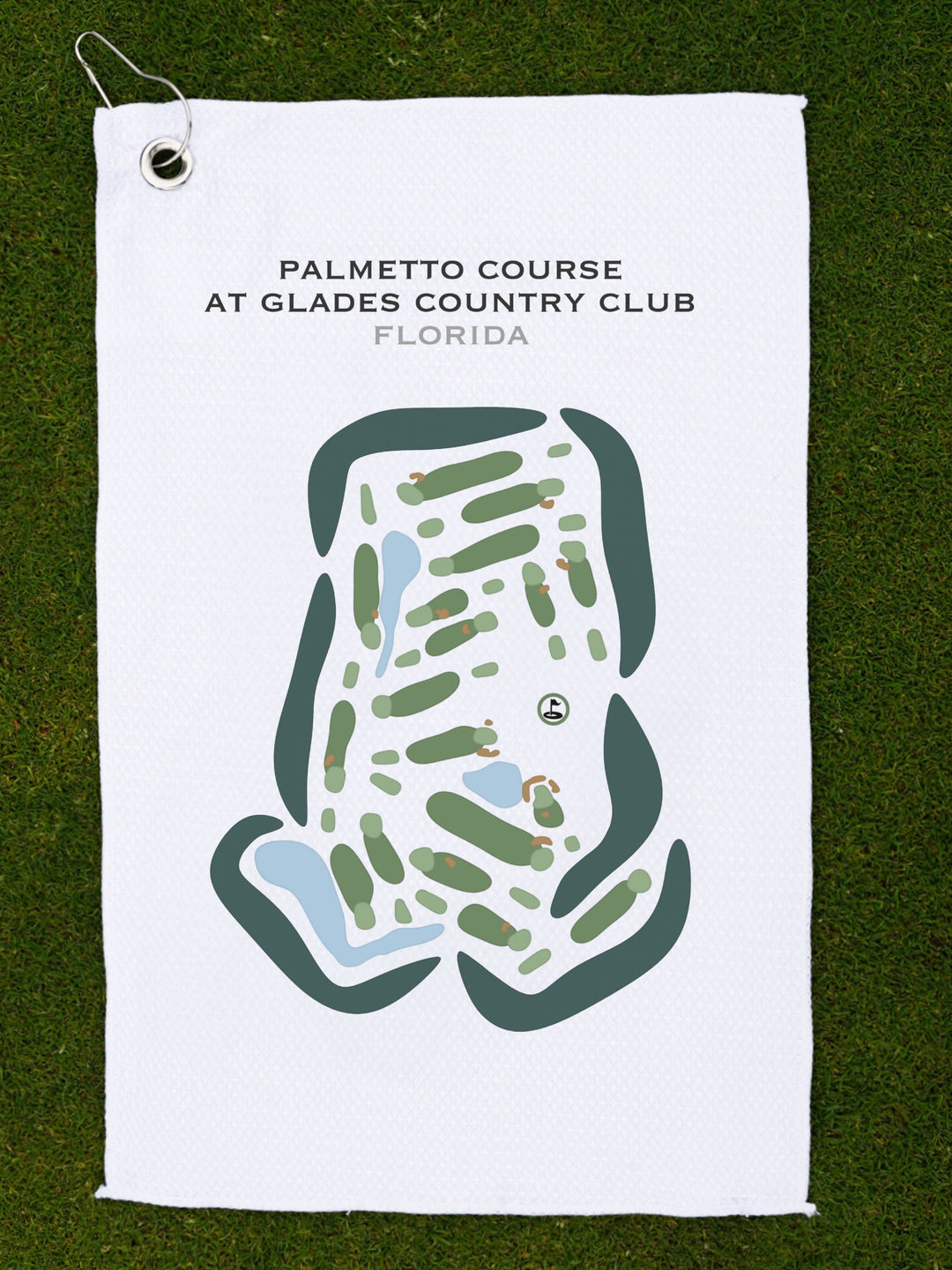 Palmetto Course at Glades Country Club, Florida - Printed Golf Courses