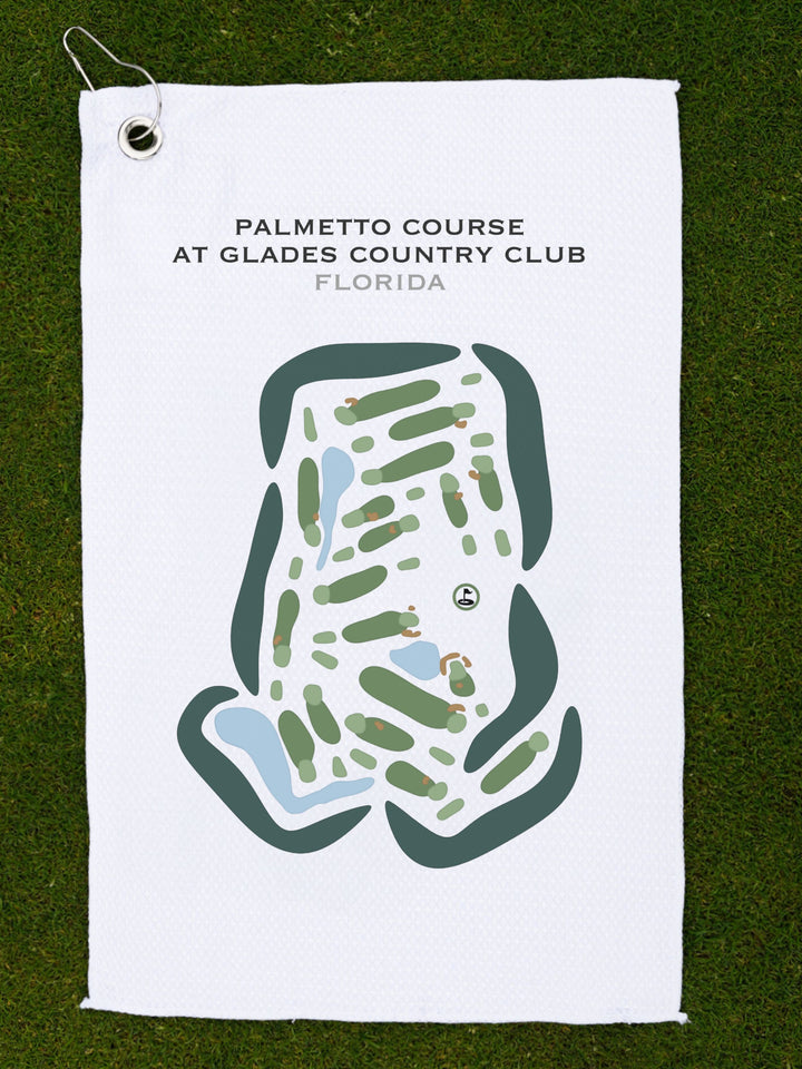 Palmetto Course at Glades Country Club, Florida - Printed Golf Courses