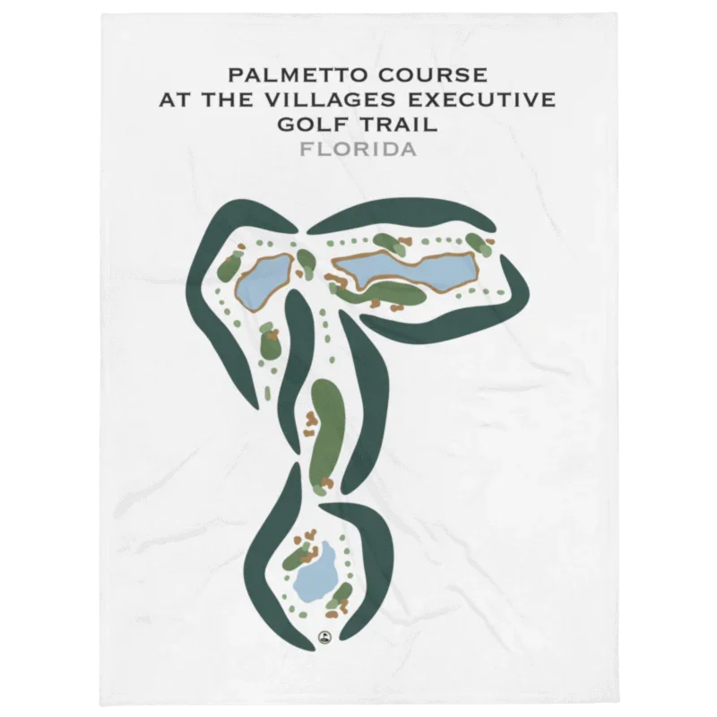 Palmetto Course at The Villages Executive Golf Trail, Florida - Printed Golf Courses