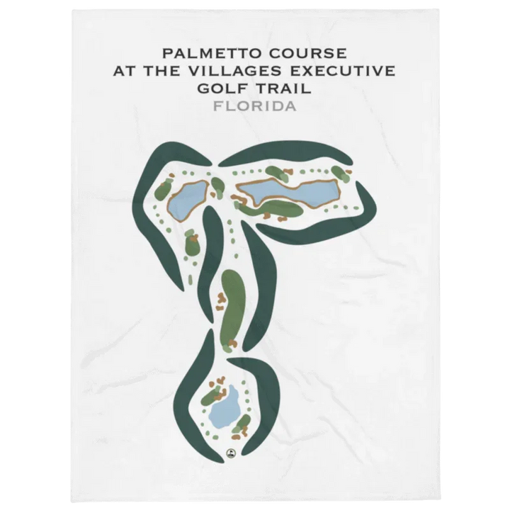 Palmetto Course at The Villages Executive Golf Trail, Florida - Printed Golf Courses