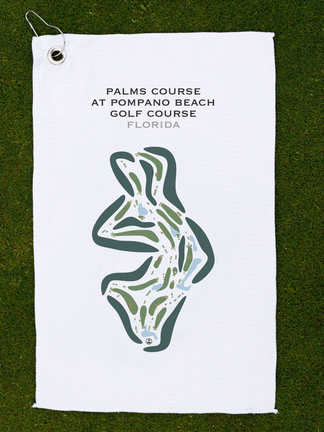 Palms Course at Pompano Beach Golf Course, Florida - Printed Golf Courses