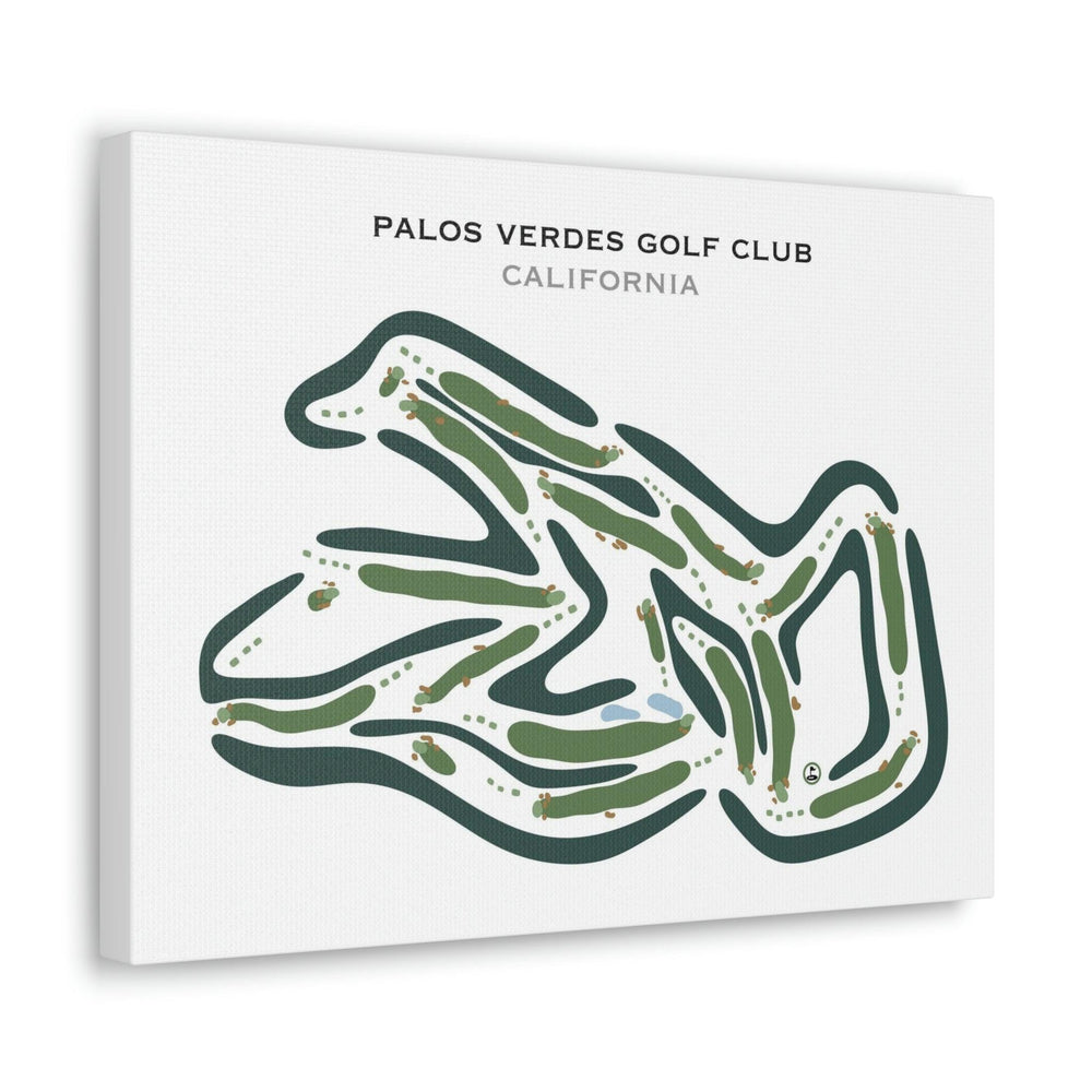 Palos Verdes Golf Club, California - Printed Golf Courses - Golf Course Prints