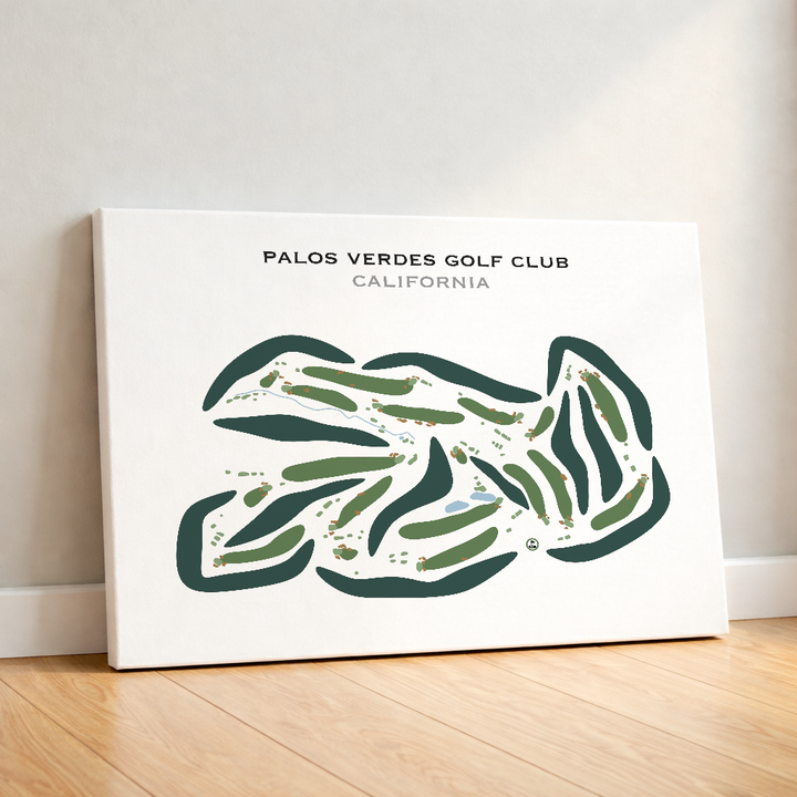 Palos Verdes Golf Club, California - Printed Golf Courses