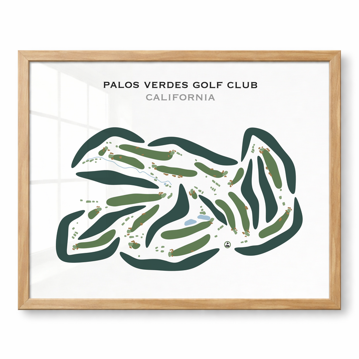Palos Verdes Golf Club, California - Printed Golf Courses