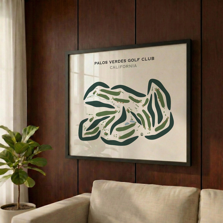 Palos Verdes Golf Club, California - Printed Golf Courses