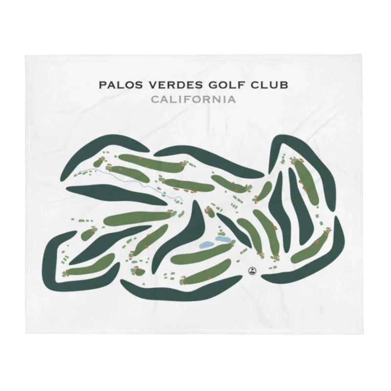 Palos Verdes Golf Club, California - Printed Golf Courses