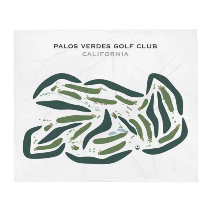 Palos Verdes Golf Club, California - Printed Golf Courses