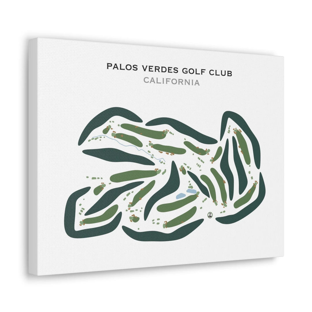 Palos Verdes Golf Club, California - Printed Golf Courses