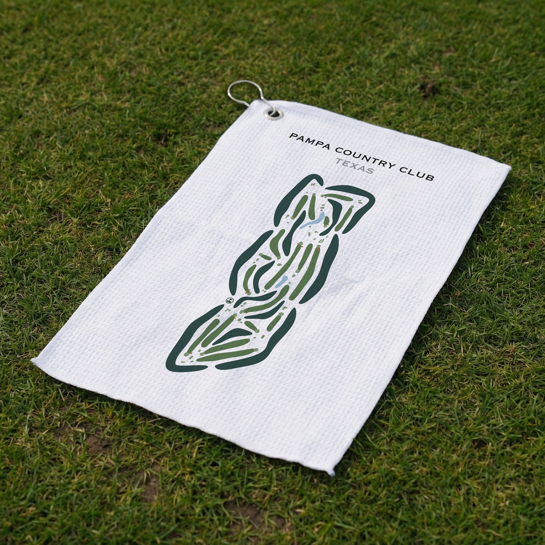 Pampa Country Club, Texas - Printed Golf Courses