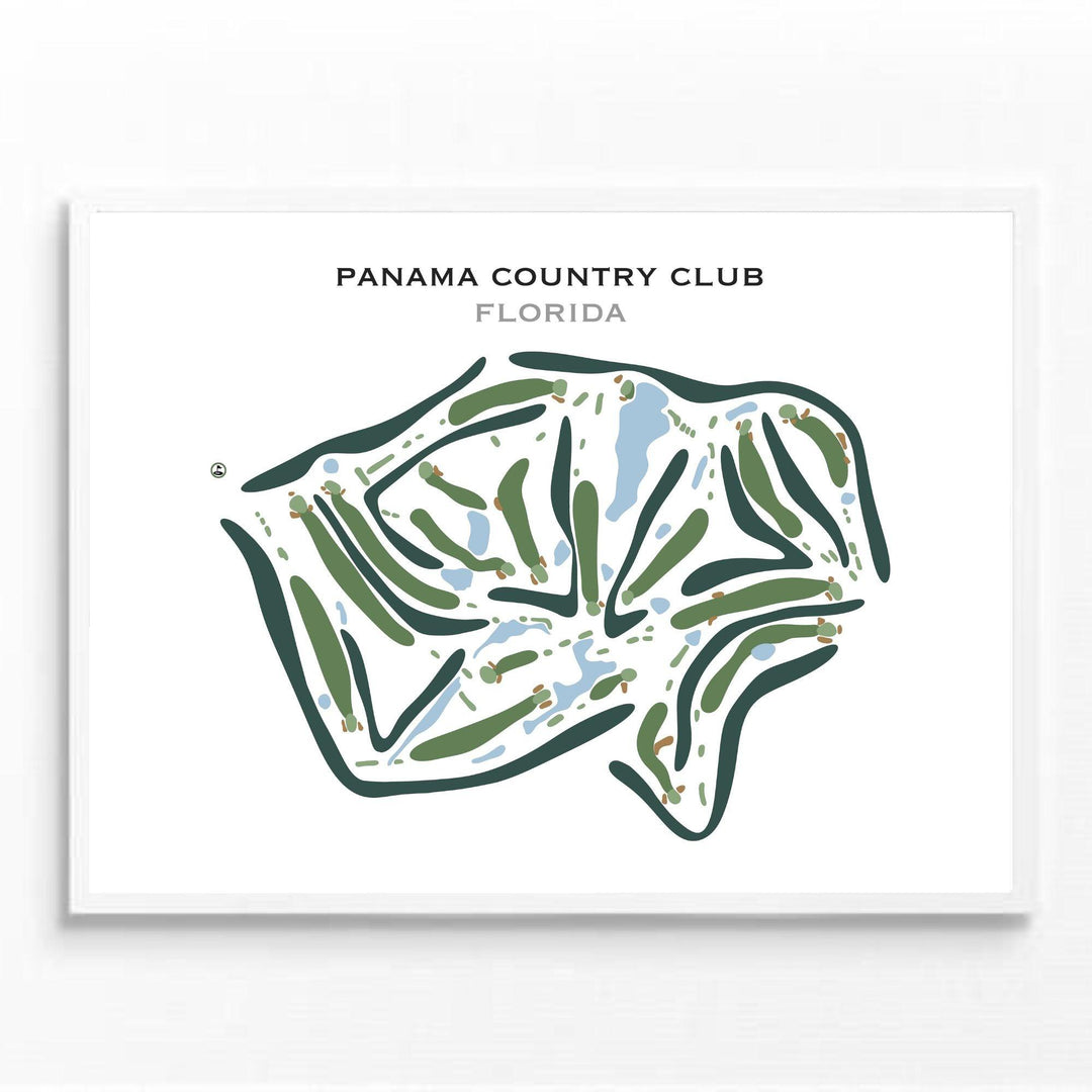 Panama Country Club, Florida - Printed Golf Courses - Golf Course Prints
