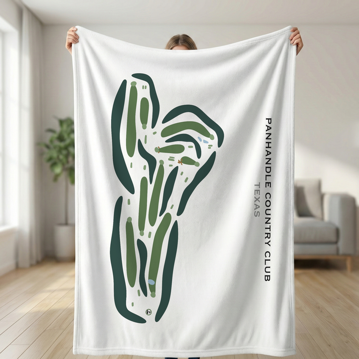 Panhandle Country Club, Texas - Printed Golf Courses