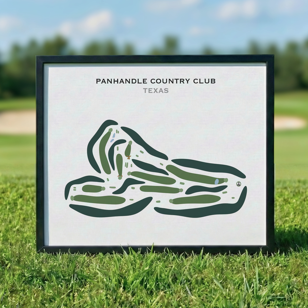 Panhandle Country Club, Texas - Printed Golf Courses