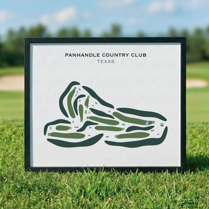 Panhandle Country Club, Texas - Printed Golf Courses