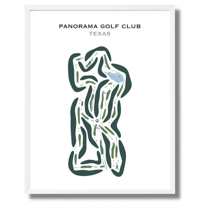 Panorama Golf Club, Texas - Printed Golf Courses