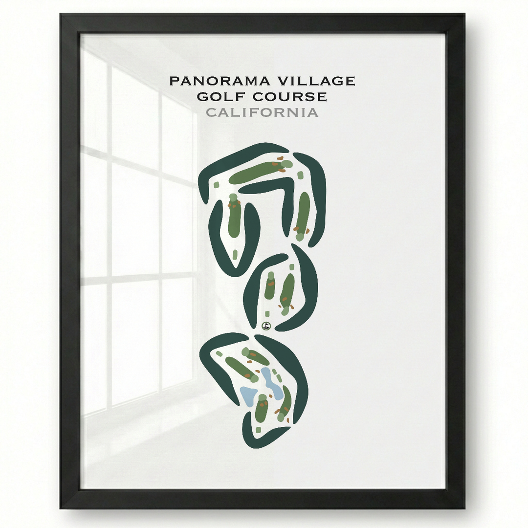 Panorama Village Golf Course, California - Printed Golf Courses