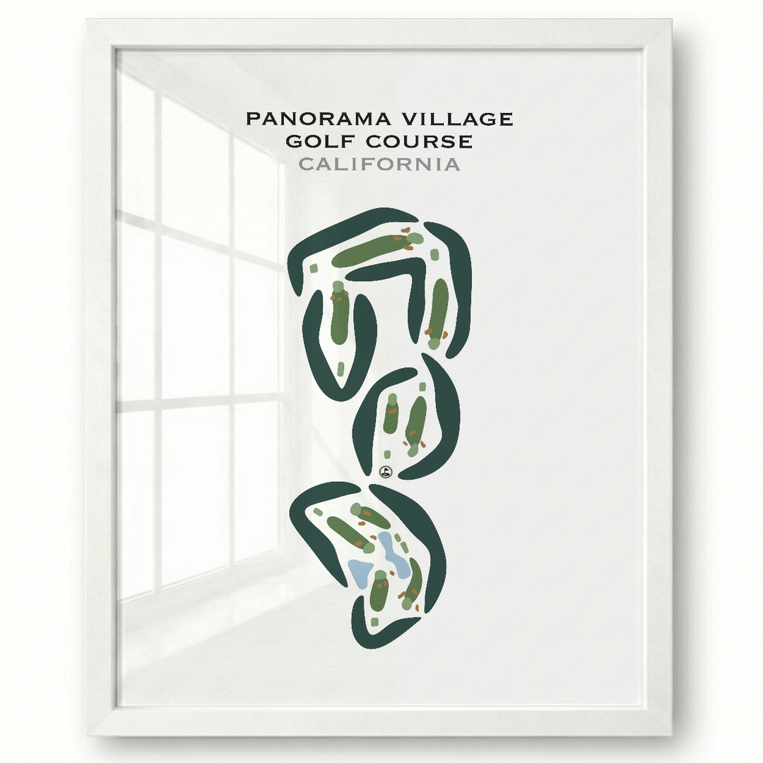 Panorama Village Golf Course, California - Printed Golf Courses