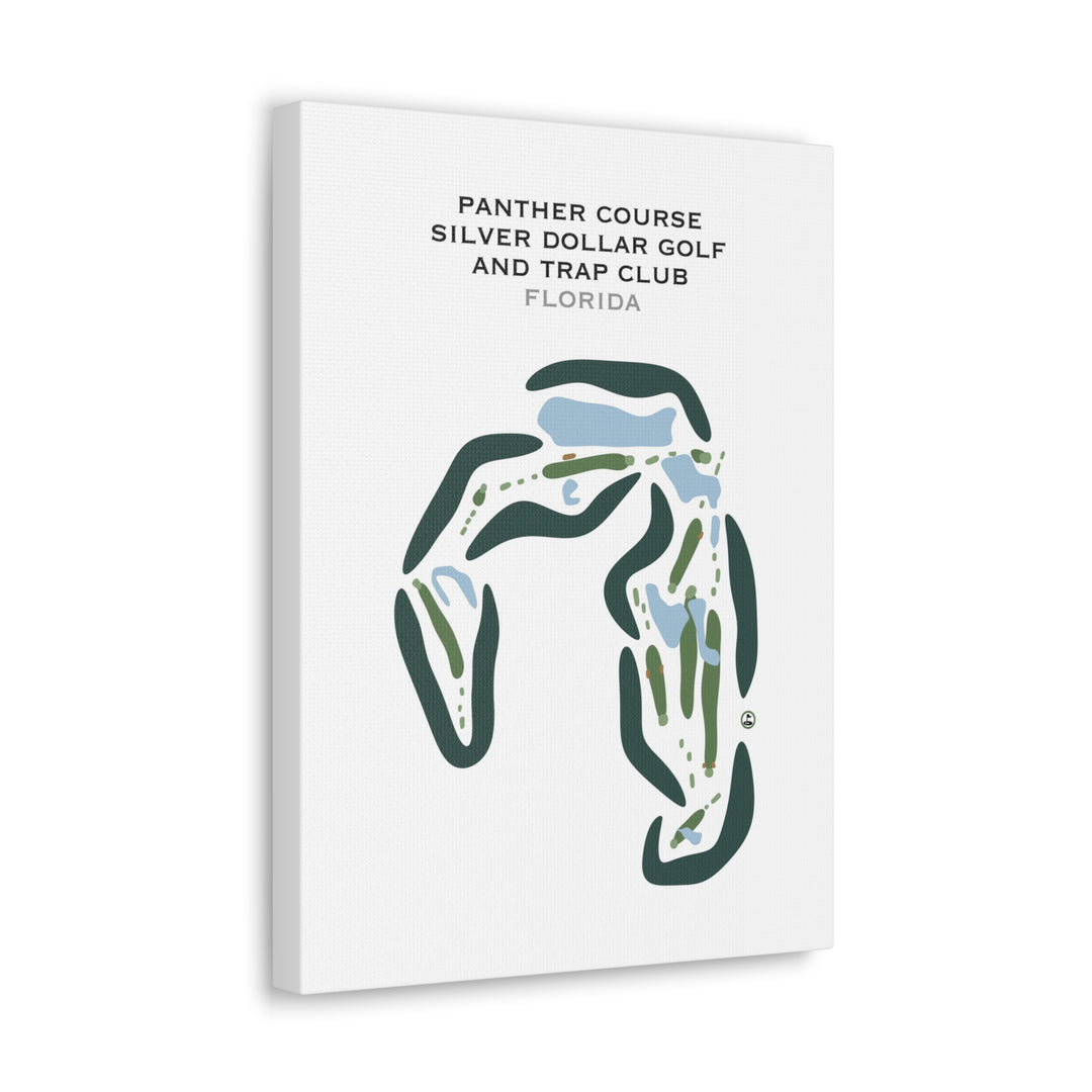 Panther Course at Silver Dollar Golf & Trap Club, Florida - Printed Golf Courses