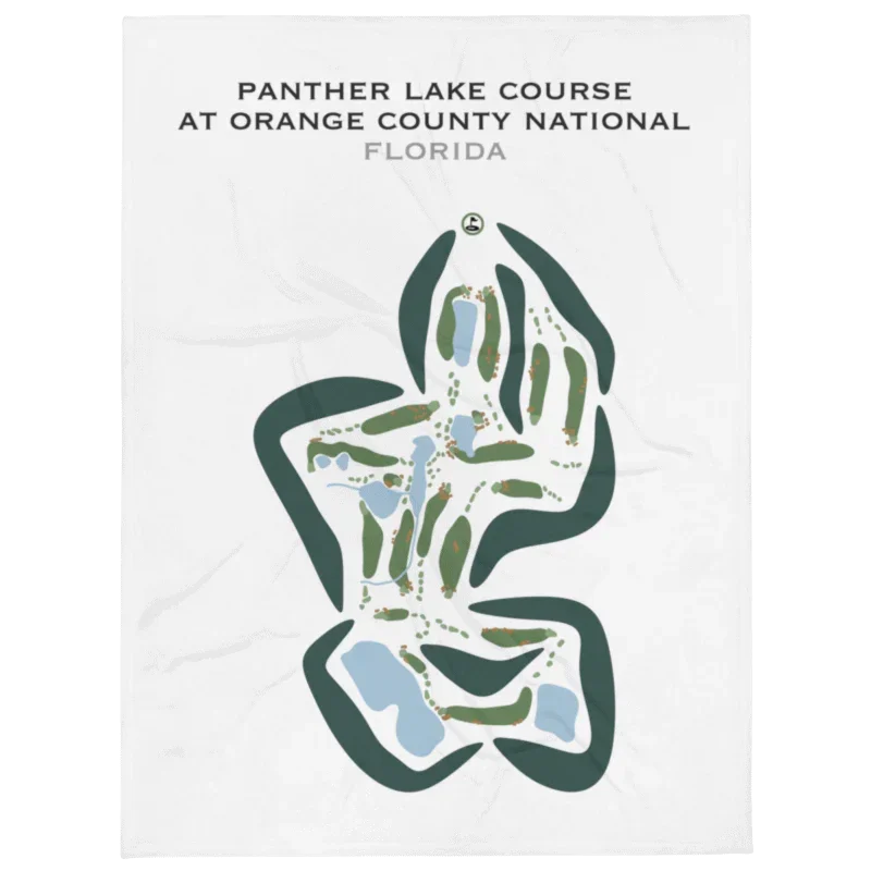 Panther Lake Course at Orange County National, Winter Garden, Florida - Printed Golf Courses