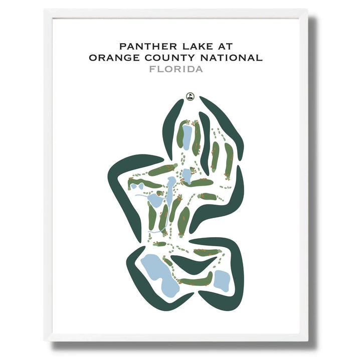 Panther Lake at Orange County National, Florida - Printed Golf Courses