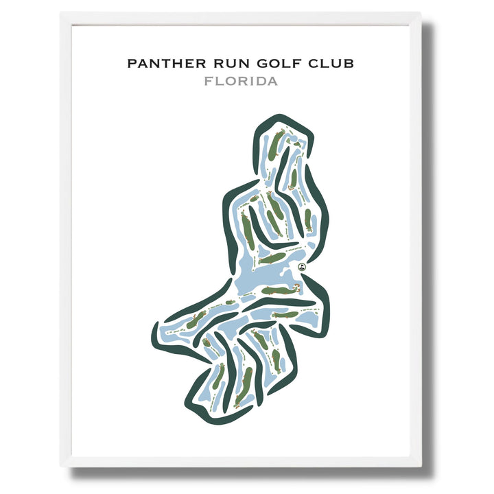 Panther Run Golf Club, Florida - Printed Golf Courses