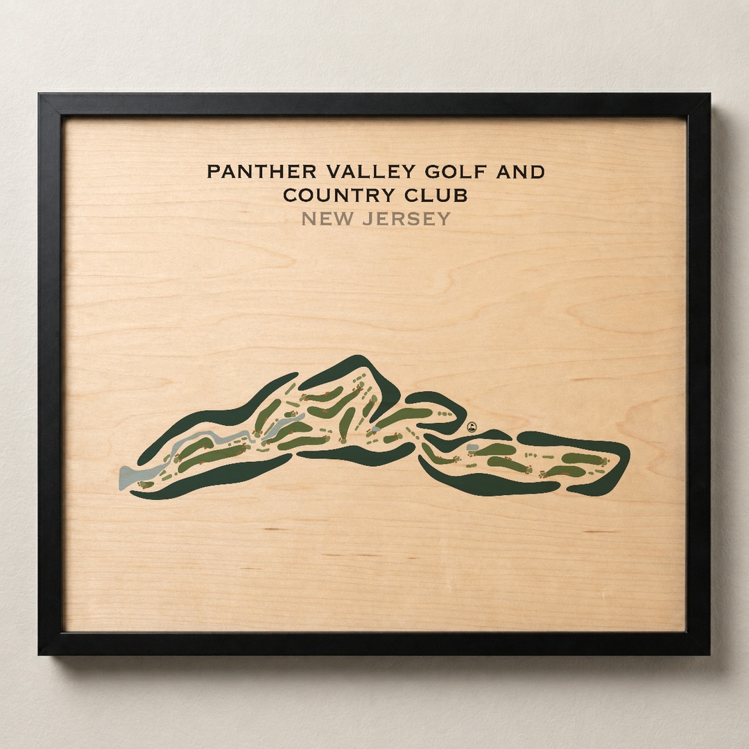 Panther Valley Golf & Country Club, New Jersey - Printed Golf Courses