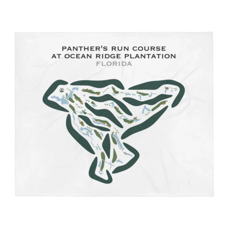 Panther's Run Golf Course at Ocean Ridge Plantation, Florida - Printed Golf Courses