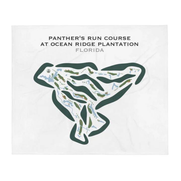 Panther's Run Golf Course at Ocean Ridge Plantation, Florida - Printed Golf Courses