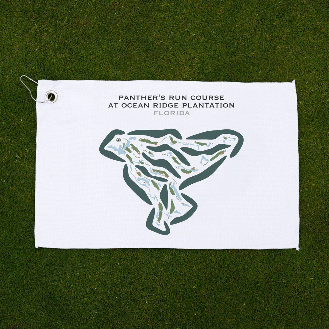 Panther's Run Golf Course at Ocean Ridge Plantation, Florida - Printed Golf Courses