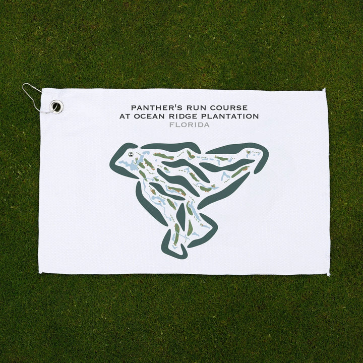 Panther's Run Golf Course at Ocean Ridge Plantation, Florida - Printed Golf Courses