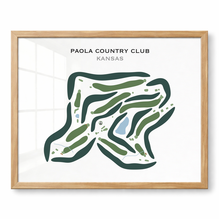 Paola Country Club, Kansas - Printed Golf Courses