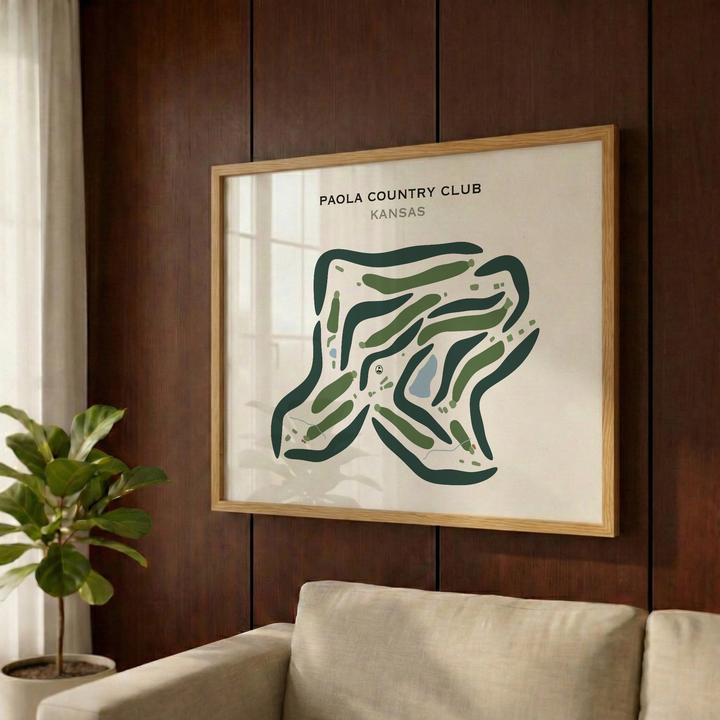 Paola Country Club, Kansas - Printed Golf Courses