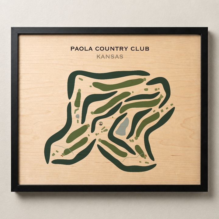 Paola Country Club, Kansas - Printed Golf Courses