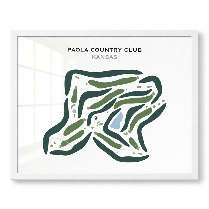 Paola Country Club, Kansas - Printed Golf Courses