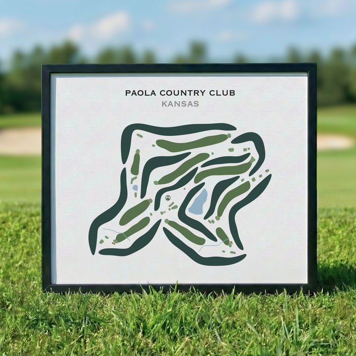 Paola Country Club, Kansas - Printed Golf Courses