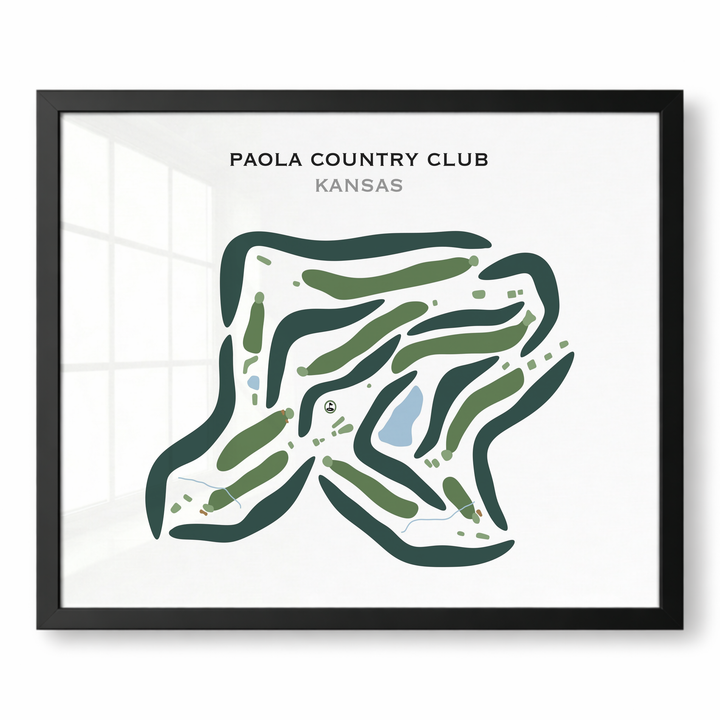 Paola Country Club, Kansas - Printed Golf Courses