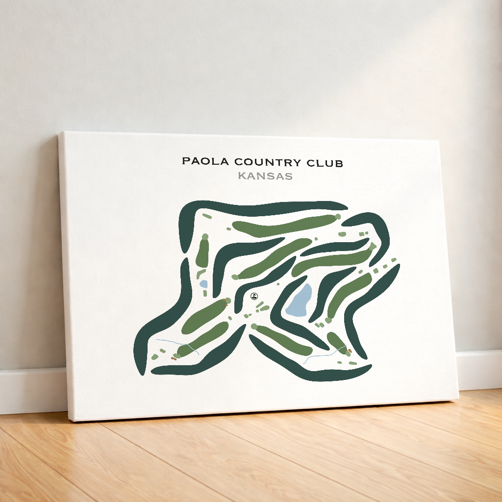 Paola Country Club, Kansas - Printed Golf Courses