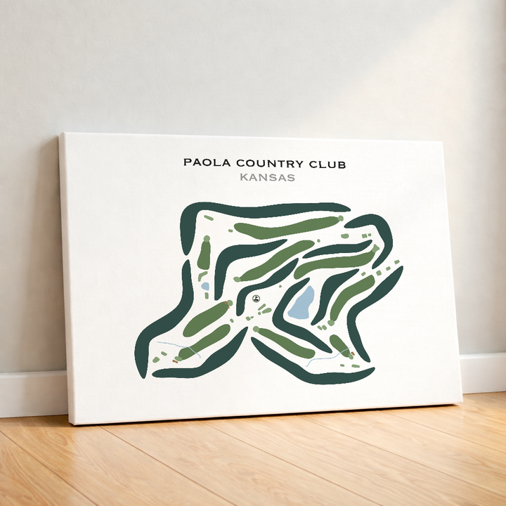 Paola Country Club, Kansas - Printed Golf Courses