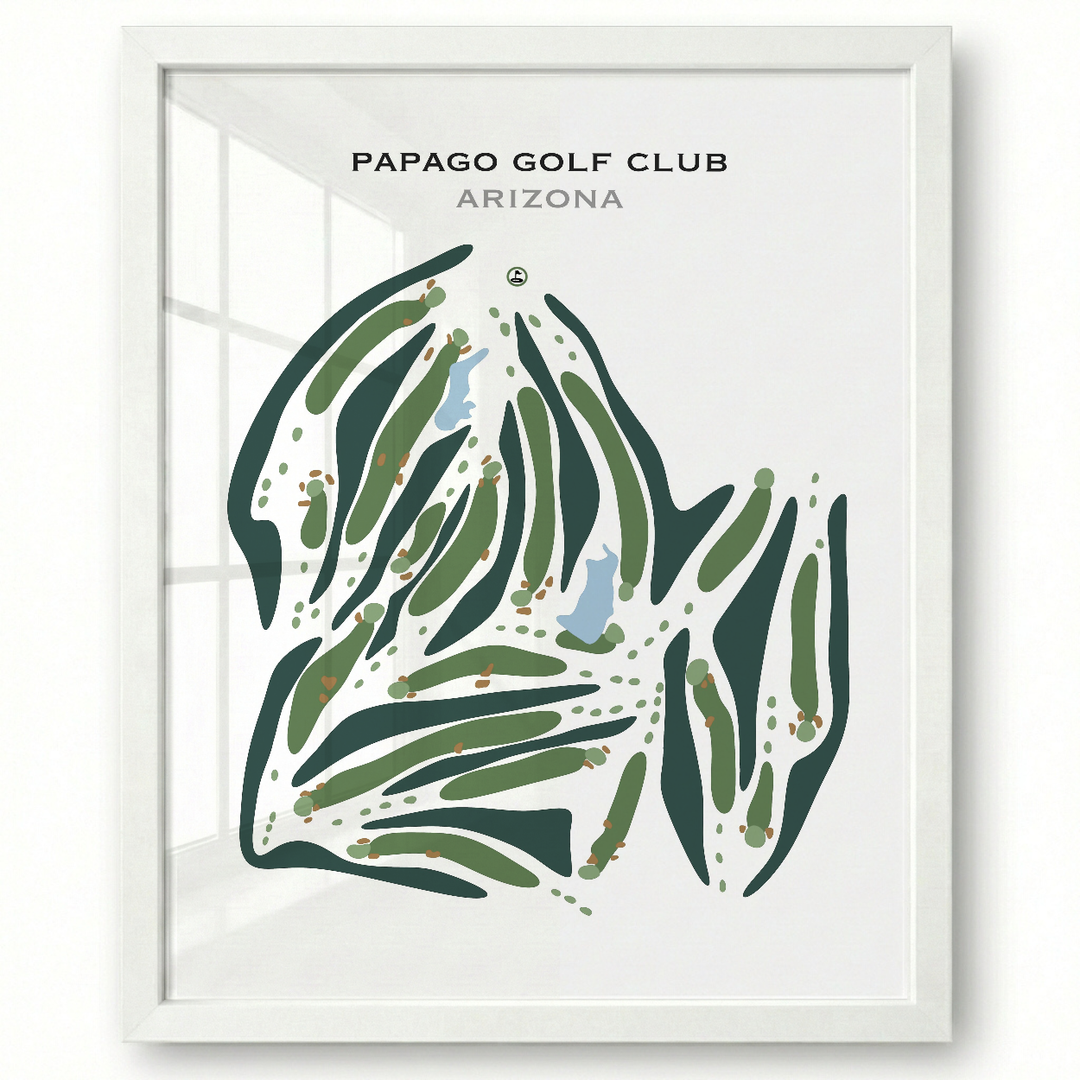 Papago Golf Club, Arizona - Printed Golf Courses
