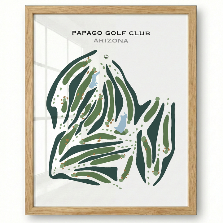 Papago Golf Club, Arizona - Printed Golf Courses