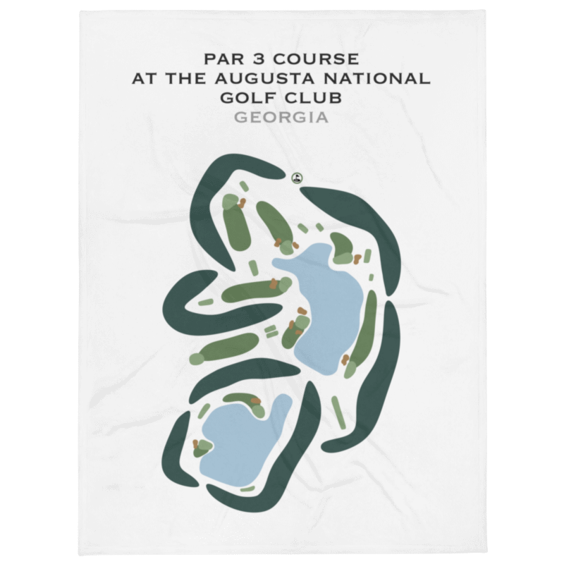 Par-3 Course at The Augusta National Golf Club, Georgia - Printed Golf Courses