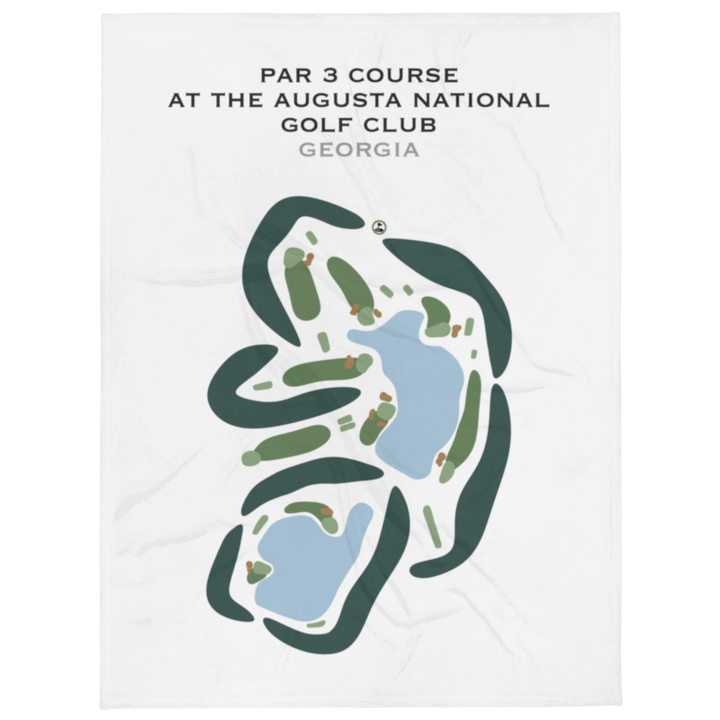 Par-3 Course at The Augusta National Golf Club, Georgia - Printed Golf Courses